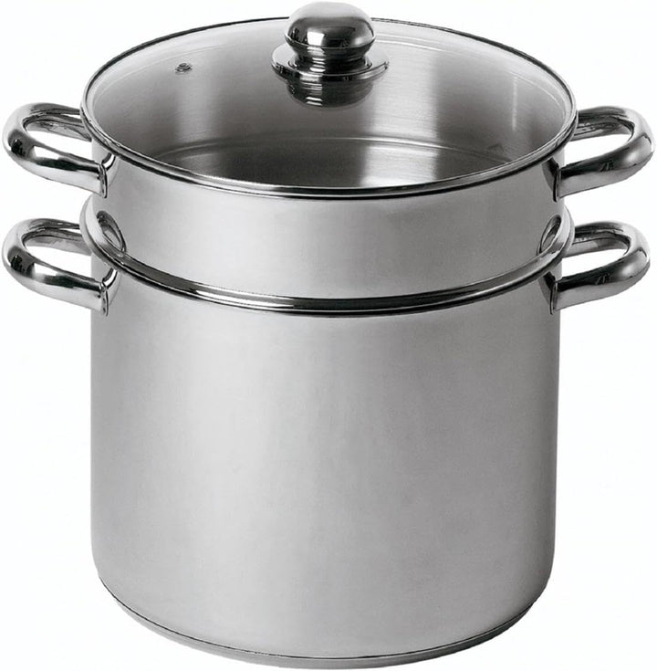Baumalu 342646 Couscous-Topf, 11 l, 26 cm, Silber 11 Liter, 11 Liter