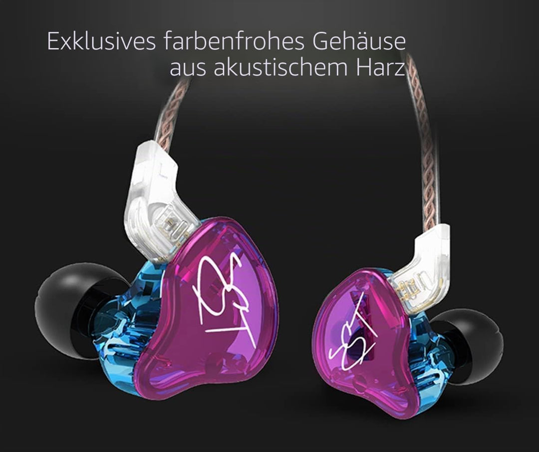 Yinyoo KZ ZST In-Ear Kopfhörer Kopfhörer In-Ear Stereo Ohrhörer High Definition Headset mit Mikrofon