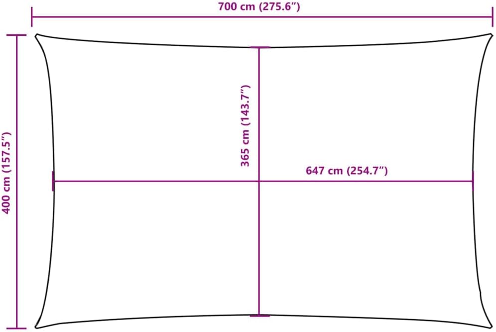 vidaXL Sonnensegel Wasserfest Sonnenschutz Windschutz Sonnendach UV Schutz Garten Terrasse Balkon Ox