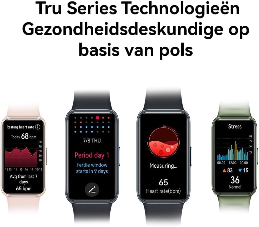 HUAWEI Band 8 Smartwatch, Ultraflaches Design, Schlaf-Tracking, 2 Wochen Akkulaufzeit,Gesundheits- u