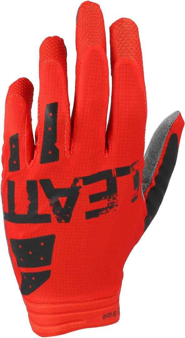 Leatt Moto 1.5 GripR African Tiger Motocross Handschuhe M Rot, M Rot