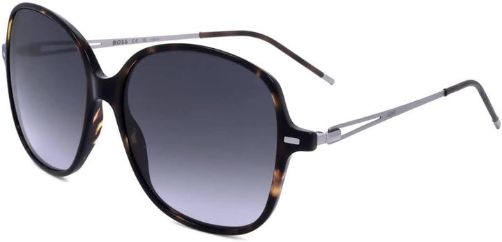 BOSS HUGO 1457/S Brille, Havana, 57 für Damen, Havana