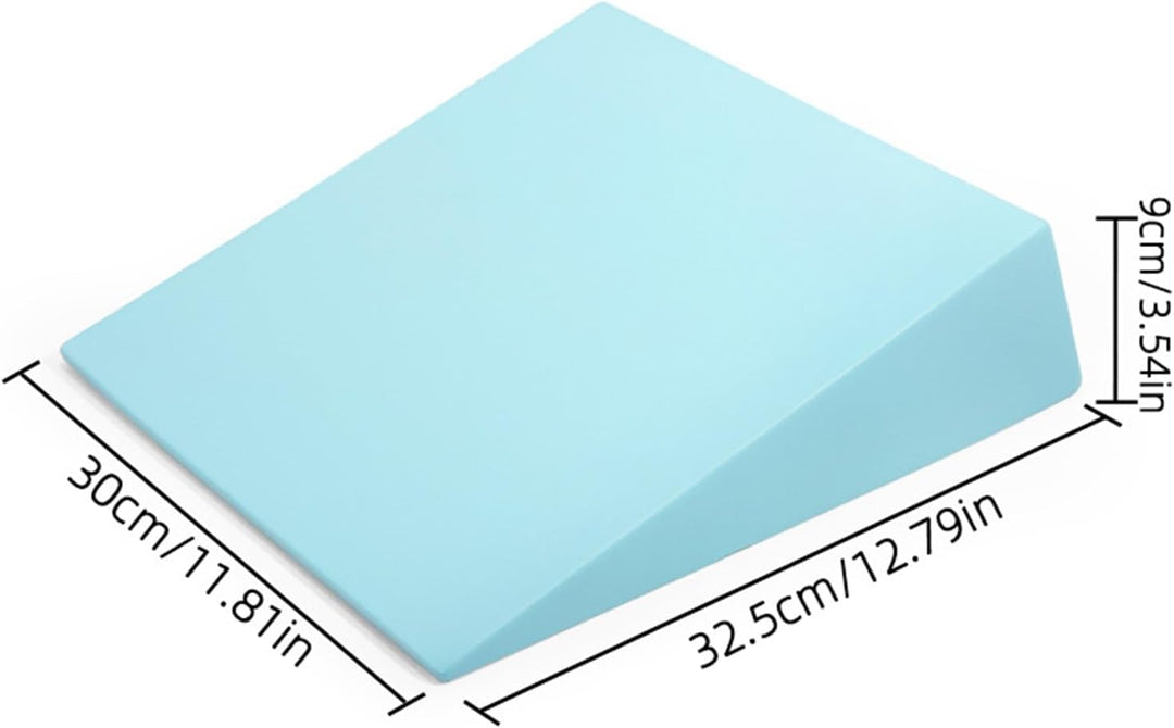 Slant Board Calf Stretching, Non-Slip Yoga Wedge, 12.8x11.81 Inches with High-Density Eva Foam, Port