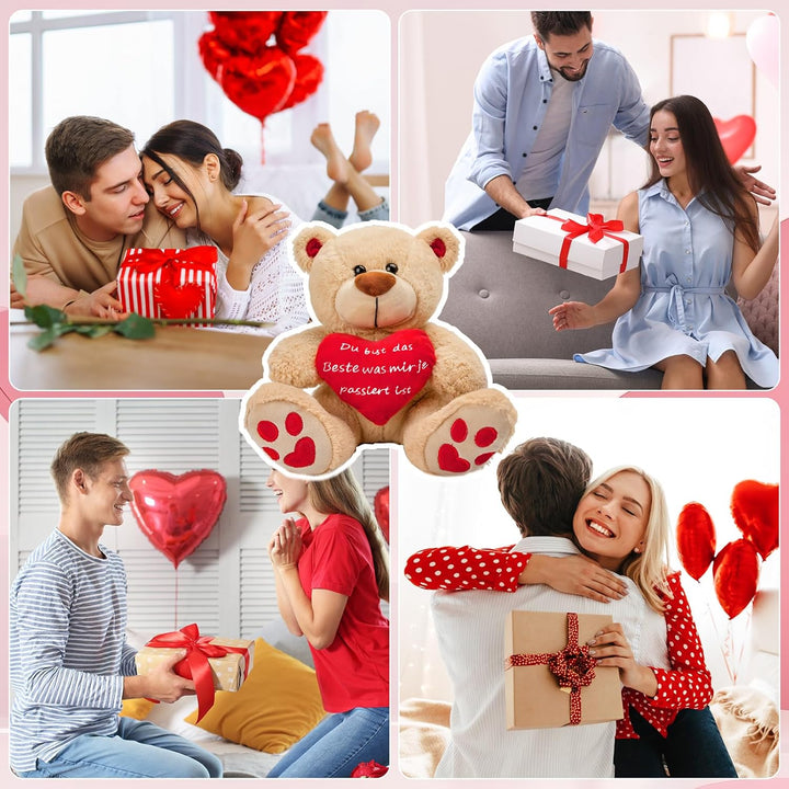 Valentinstag Lustige Geschenk für Sie,8 Zoll Plüsch Teddybär,Valentinstag Teddybär Geschenke für Fra