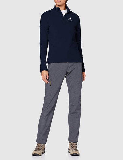 Odlo Damen Midlayer 1/2 Zip Bernina Pullover XS Diving Navy