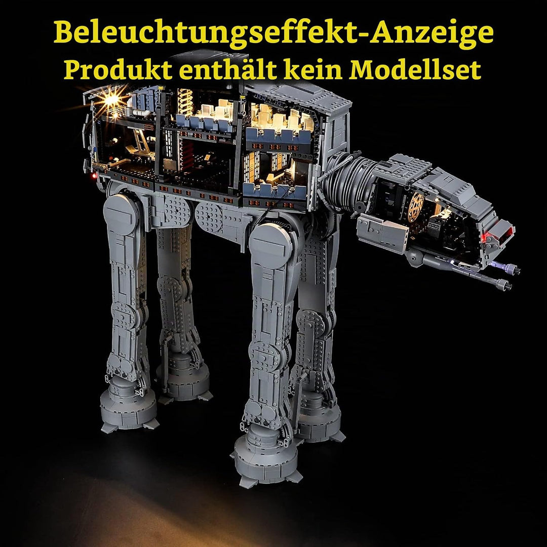 GEAMENT (grosse Grösse LED Licht-Set Kompatibel mit Lego Star Wars 75313 at-at Baumodell (Lego Set N