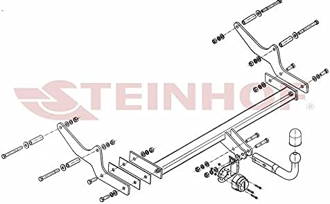 NEU Anhängerkupplung AHK Steinhof starr für Renault Laguna III Grandtour Kombi 10.2007-2015 mit 7-po