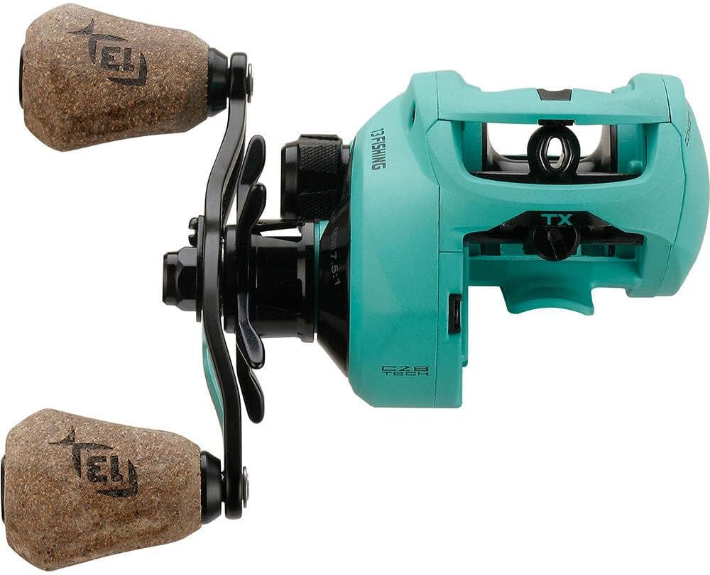13 Angeln – Concept TX2 – Baitcast-Rollen – inkl. Totenkopf-Kappe, Flache Baitcast-Rolle Für Rechtsh