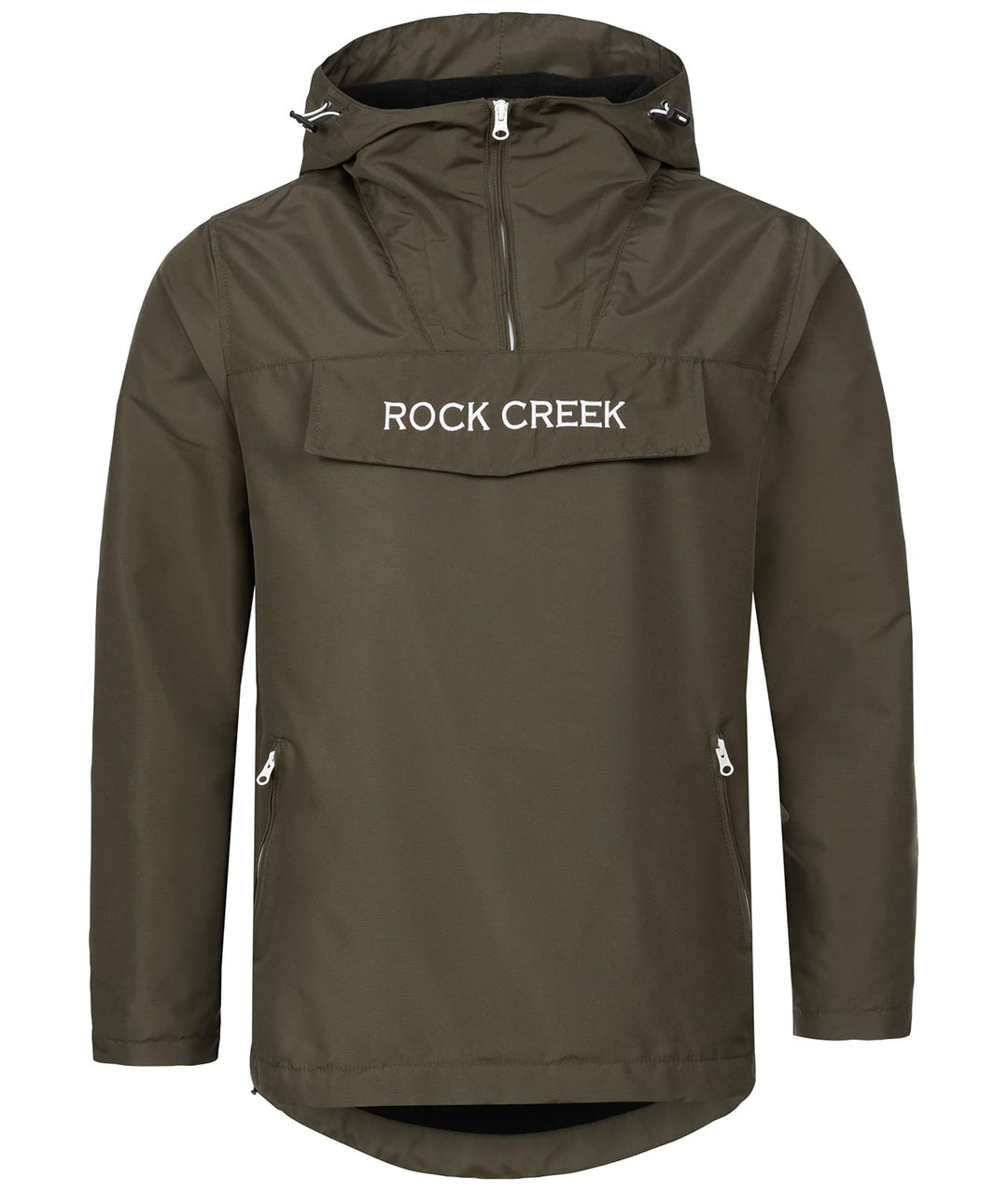 Rock Creek Herren Windbreaker Jacke Anorak H-295 S Khaki, S Khaki