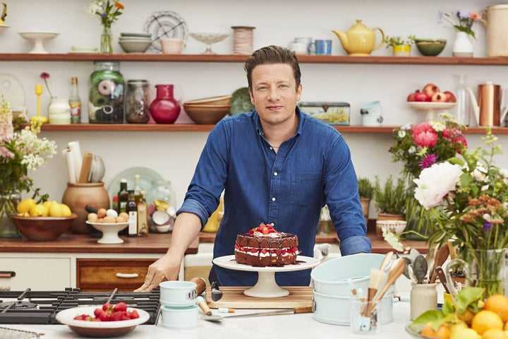 Jamie Oliver Antihaft Backplatte JB1015 randfreies, Flaches Backblech aus Karbonstahl. Perfekt für K