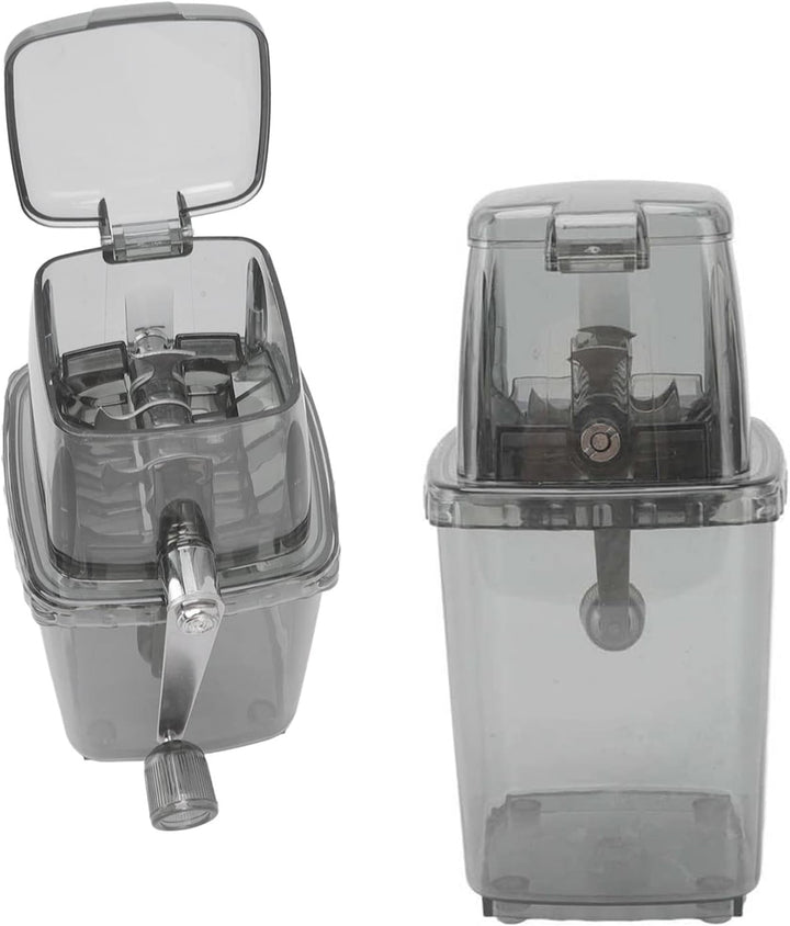 Tragbarer Eiszerkleinerer, 1,25 L, Handgekurbelt, Zum Selbermachen, Manuelle Eiszerkleinerungsmaschi