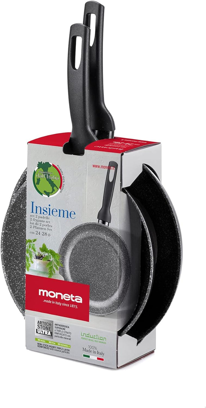 Moneta Bratpfannen-Set 24-28 cm auch Induktion