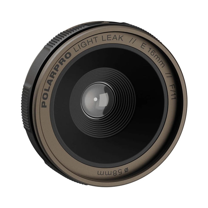 PolarPro - LightLeak Lens - The ONE - 28mm - f11 - Kameraobjektiv - Einstellbarer Lichteinfall - Zei