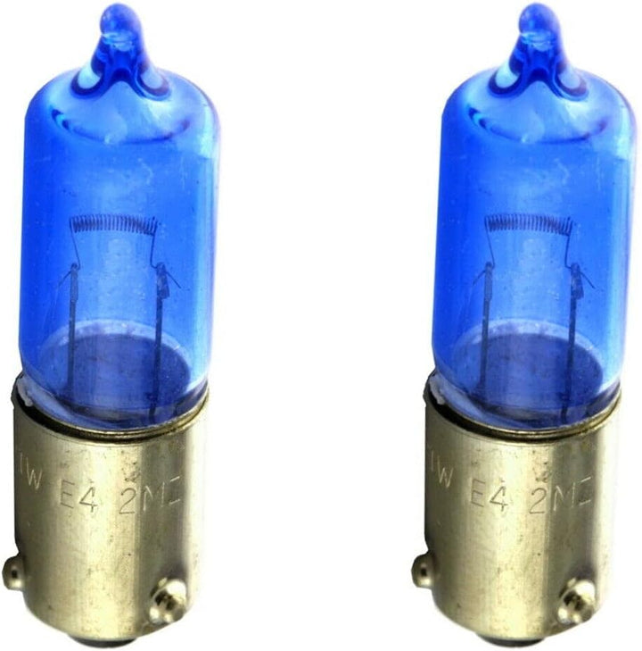 10x Super Weiss H21W 12V BAY9s Original Jurmann Trade Xenon Look 6000K Halogen Ersatz PKW Lampe