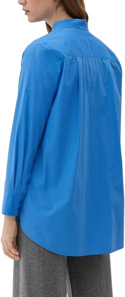 s.Oliver Damen Blusen Langarm 32 Blau 5547, 32 Blau 5547