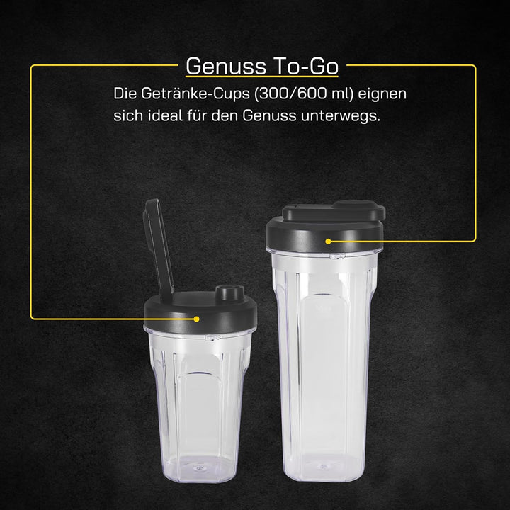 Standmixer BLEND 5010 | Standmixer Glas 1,75 L | 1400 W | stufenlose Regulierung | Mixer Küche mit S