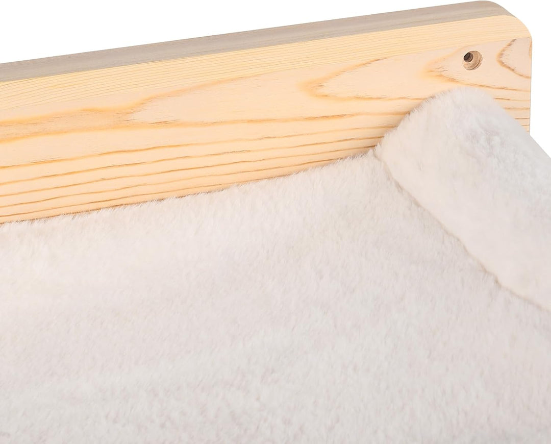 Katzenhängematte zur Wandmontage, Katzenhängematte, Stabiles Kängematten Katzen Wand bis zu 35kg, Kl
