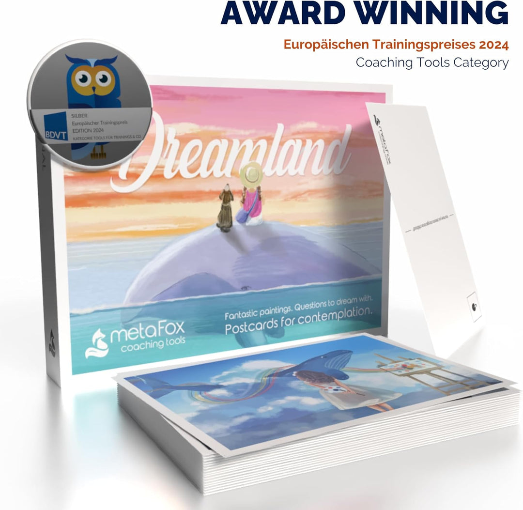 metaFox Dreamland - Inspirational Postcards Pack for Coaching & Self-Reflection Englisch, Englisch