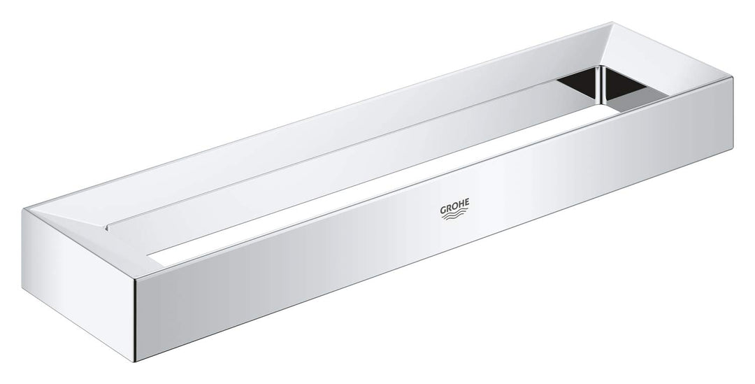 GROHE Selection Cube - Handtuchring (verdeckte Befestigung, Material: Metall, langlebig), chrom, eck