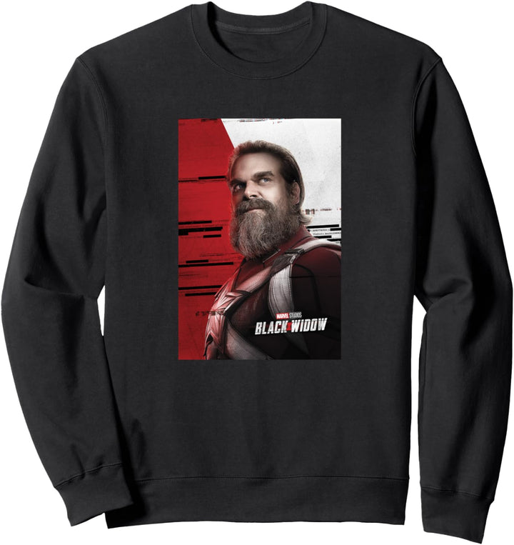 Marvel Black Widow Red Guardian Character Poster Sweatshirt