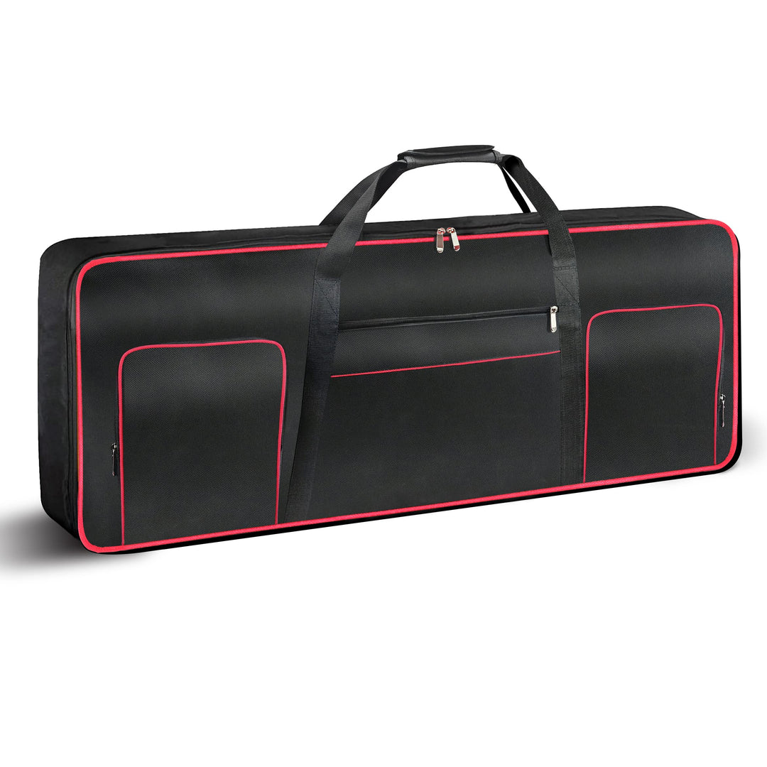 Ruibo Keyboardtasche 61 Tasten,Gigbag 600D Oxford-Tuch mit 10 mm Baumwoll-Gepolstert,Tragbar Langleb
