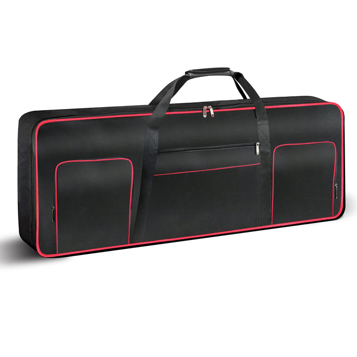 Ruibo Keyboardtasche 61 Tasten,Gigbag 600D Oxford-Tuch mit 10 mm Baumwoll-Gepolstert,Tragbar Langleb