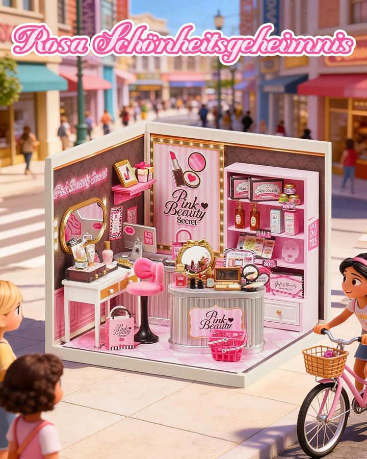 Rolife Super Creator DIY Miniature House Miniatur Haus Bausatz Selber Bauen Deko für Schreibtisch Bü