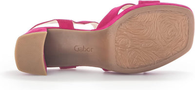 Gabor Damen Riemchensandalen, Frauen Sandalen,Moderate Mehrweite (G) 38 EU Pink, 38 EU Pink