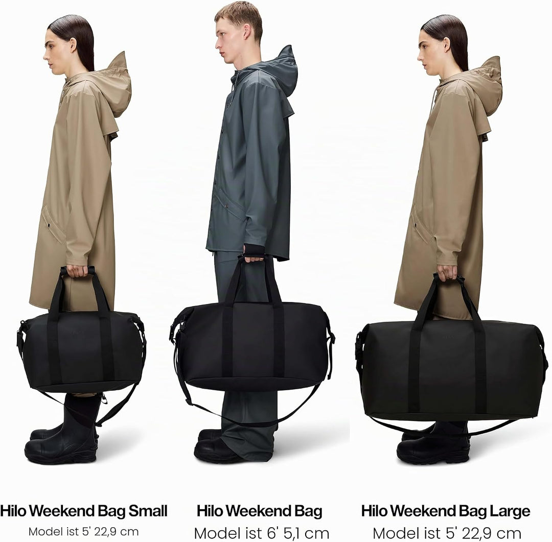 Rains Hilo Weekend Bag - wasserdichte Reisetasche Beige, Beige