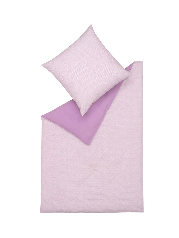ESPRIT Seersucker-Bettwäsche-Set Lilac 155/220, Lilac 155/220