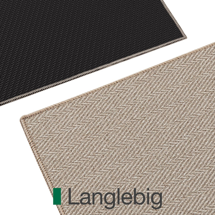LUMI Extra Dünne Fussmatte Innen 120x180 cm, Eingangsmatte, Deep Beige Deep Beige 120 x 180 cm, Deep