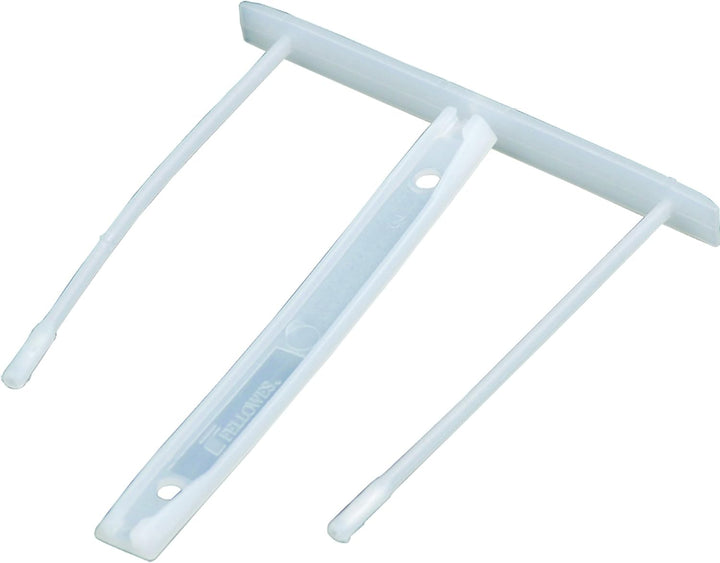 BANKERS BOX Abheftbügel, Archivclip mit 85 mm Armlänge und Deckleiste, aus 100% recyceltem Plastik,