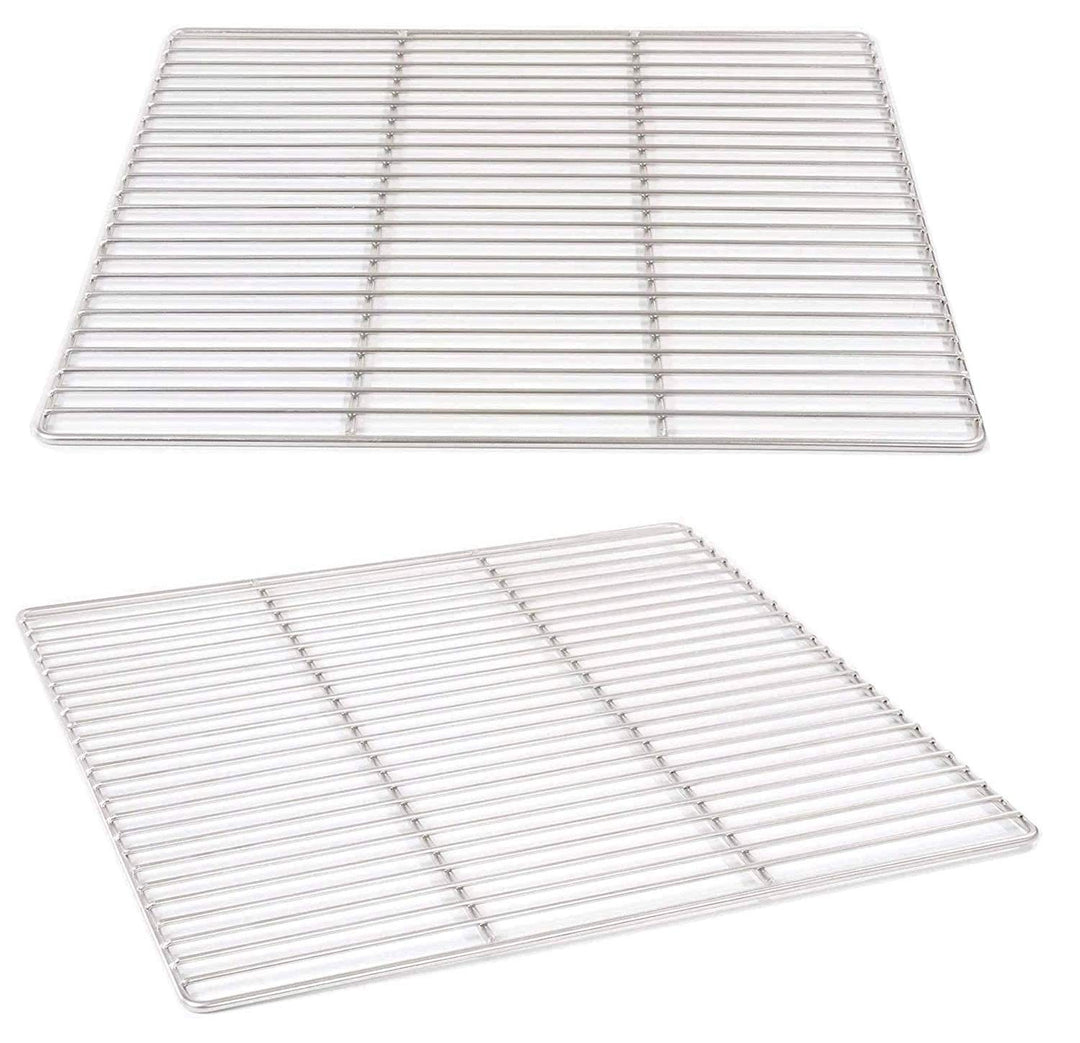 Grillrost 50 x 50 cm aus Edelstahl rostfrei und elektropoliert