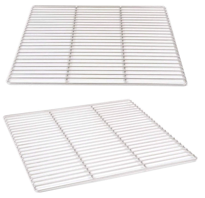 Grillrost 50 x 50 cm aus Edelstahl rostfrei und elektropoliert