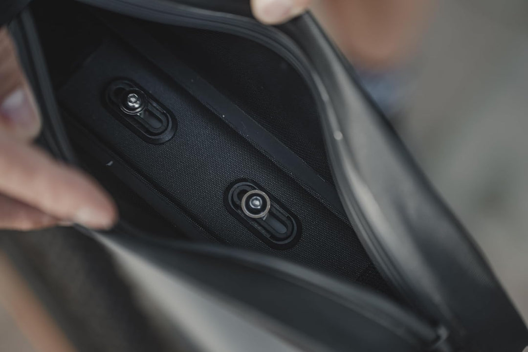 Topeak TopLoader DryBag Oberrohrtasche 1 L – wasserdichte Bikepacking-Tasche aus TPU, mit Klett- ode