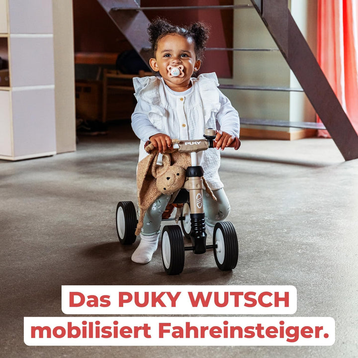PUKY WUTSCH | Sicheres Rutschfahrzeug | Kinder Laufrad ab 1 Jahr | Mit Pendelachse | Sicherheitslenk