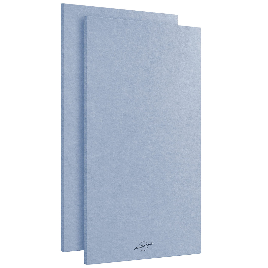 Akustikpaneele, 2er-Pack, gross, 116 x 58cm, Zartblau 2 Paneele Zartblau, 2 Paneele Zartblau