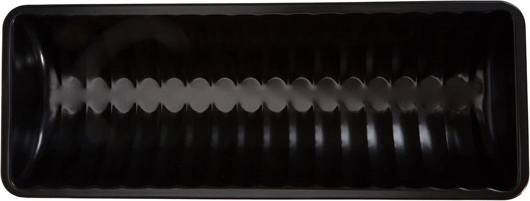 IBILI 822530 Kuchenform Moka halbrund, Stahl, schwarz, 30 x 5.5 x 12 cm (Packung mit 2) Schwarz 30 x