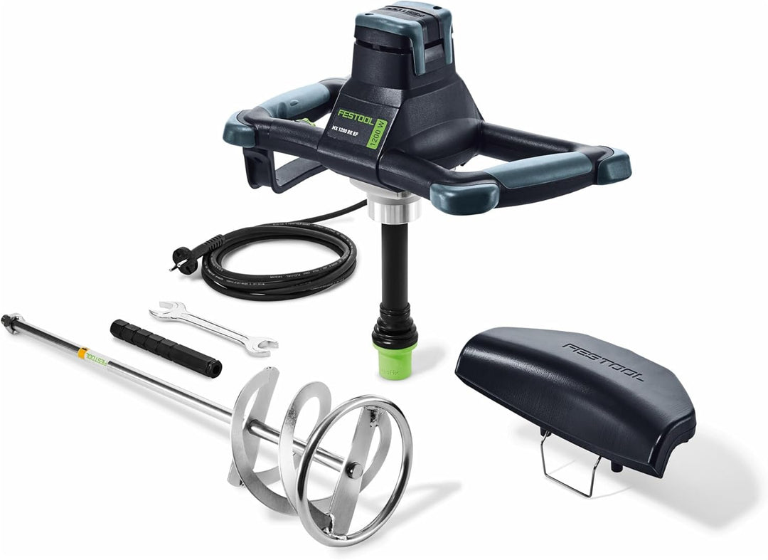 Festool Rührwerk MX 1200 RE EF HS2 (mit Wendelrührer, Adapter, Doppelmaulschlüssel, Absaugung)