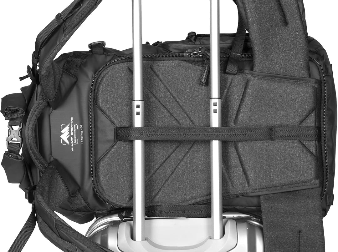 Summit Creative TENZING Roll-Top-Kamerarucksack 40 Schwarz, 40 Schwarz