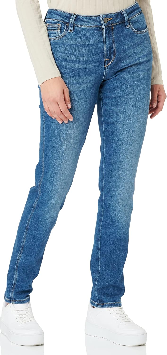 ESPRIT Damen Jeans 25W / 32L 901/Blue Dark Wash, 25W / 32L 901/Blue Dark Wash