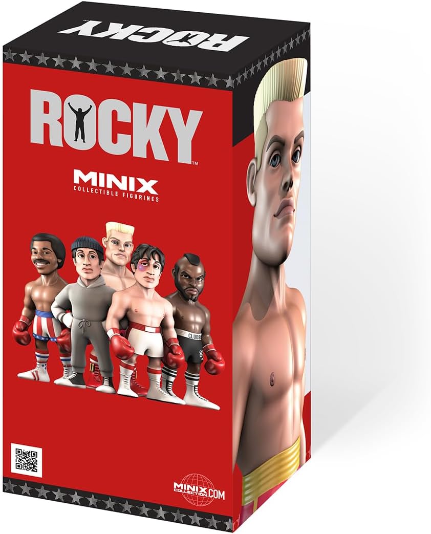 MINIX Rocky Figur, Ivan Drago, Sammlerstücke für Ausstellung, Geschenkidee, Spielzeug für Kinder und