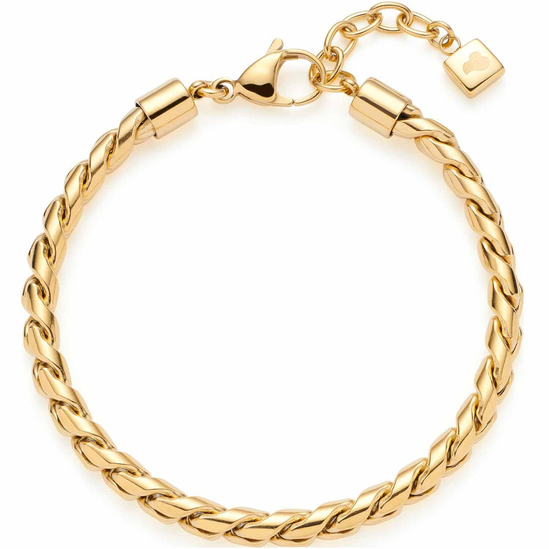 Leonardo Damen-Armband Edelstahl 32025289 gold, gold