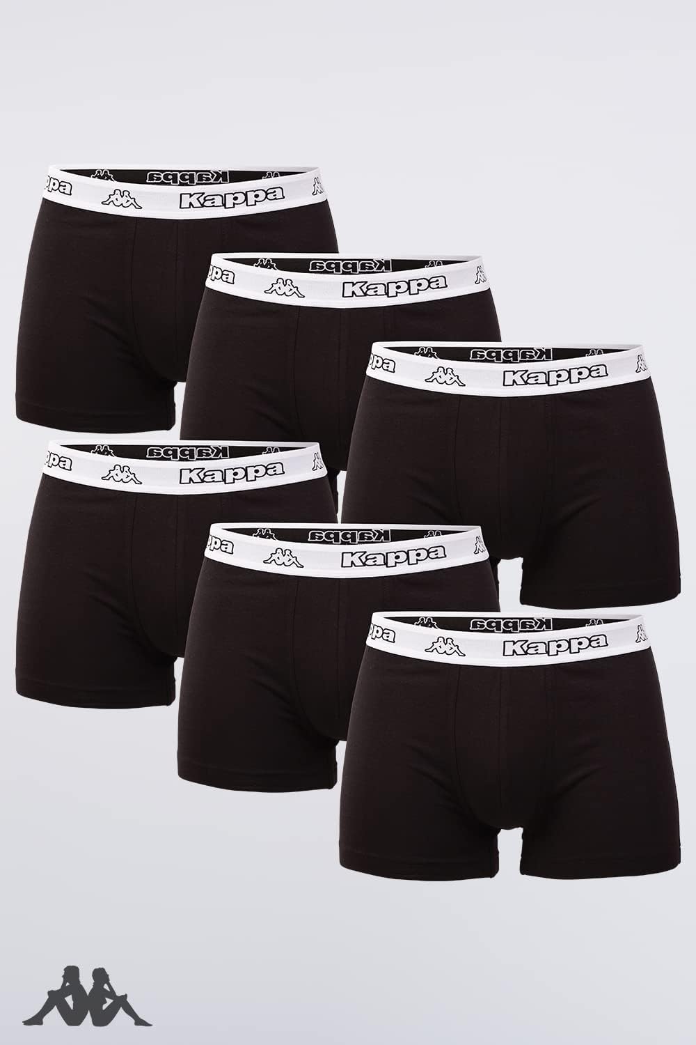 Kappa Enge Boxershorts 6er Pack VINESTA I Retro Pants für Männer aus Baumwolle I reissfeste & atmung