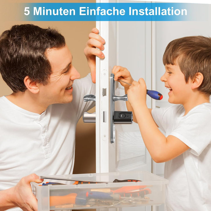 WELOCK Touch41 Türschloss Fingerabdruck,Fingerabdruck Türschloss Haustür,Elektronisches Türöffner IP