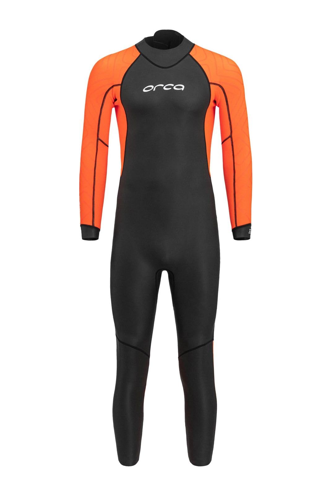 2023 Orca Mens Vitalis Muta Open Water Hi-Vis - Nero - La muta Vitalis è l'evoluzione di Openwater C
