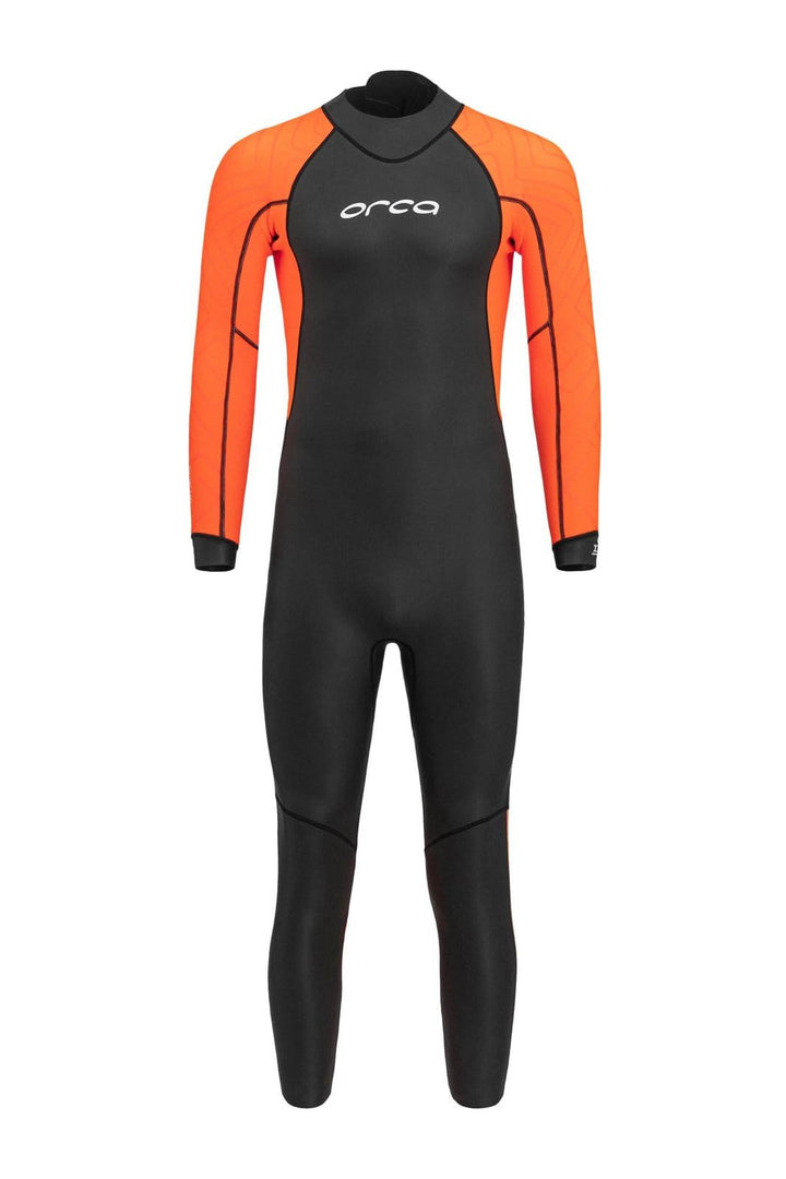 2023 Orca Mens Vitalis Muta Open Water Hi-Vis - Nero - La muta Vitalis è l'evoluzione di Openwater C
