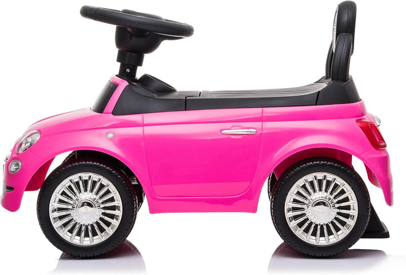 Rutschauto ab 1 Jahr, Kinderauto, Baby Auto, Lauflernhilfe mit Hupe und Motorengeräuschen (Rosa), Ro