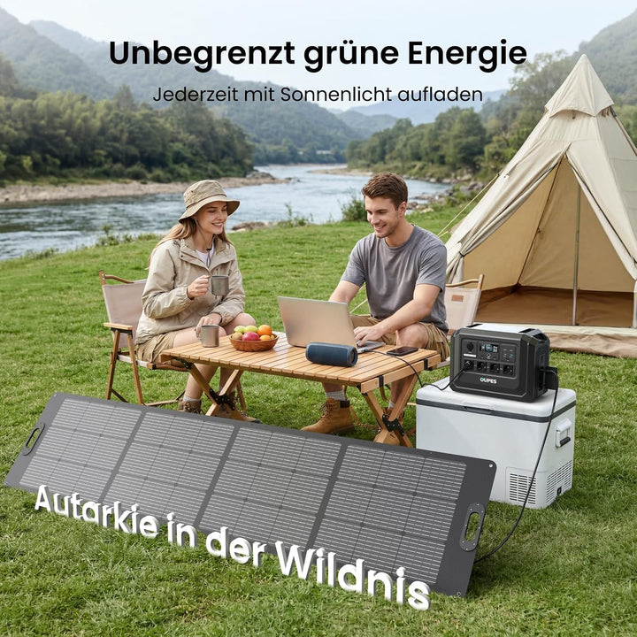 OUPES Mega 1 Lite Tragbare Powerstation, 2000W 1024Wh Solargenerator DE-Mega 1 Lite, DE-Mega 1 Lite