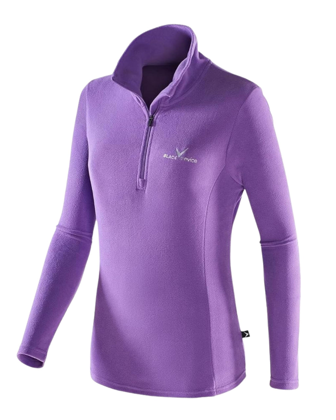 Black Crevice Damen Fleece-Skirolli I Ski-Pullover für Damen Grössen I Damen-Funktionsshirt I Damen